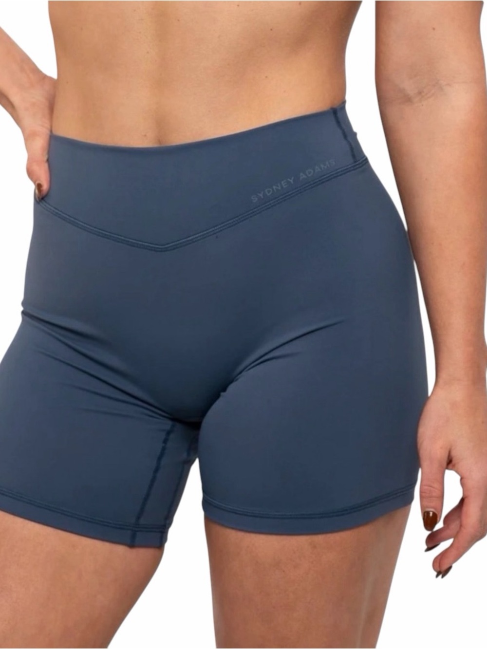 Liaison The Label X Sydney Adams Slate Blue Adapt Bike Shorts size XL